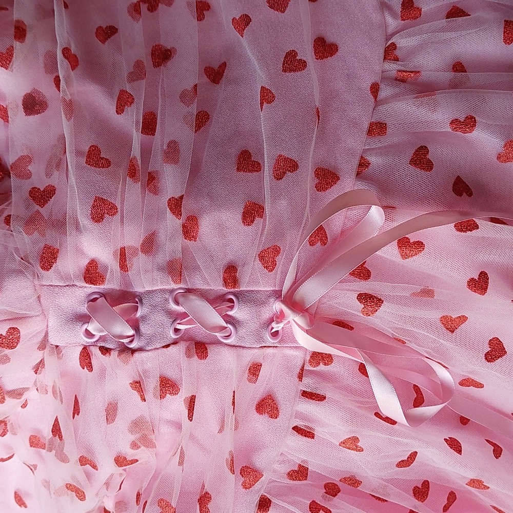 NWT Sugar Thrillz Dolls Kill Pink Heavenly Affair Babydoll Dress Sz 3X - Picture 9 of 15